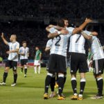 Argentina team celebration