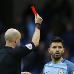 Sergio Aguero Red Card