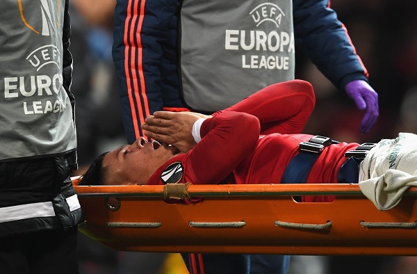 Marcos Rojo Manchester United injured