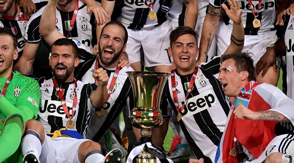 Gonzalo Higuain Paulo Dybala Coppa Italia Juventus