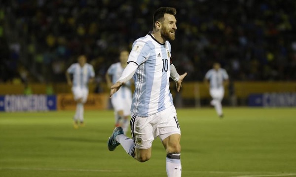 Lionel Messi Argentina Ecuador