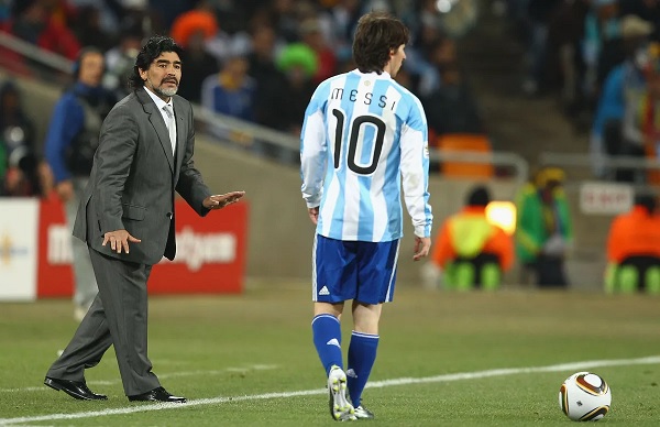 Diego Maradona comments on Lionel Messi Argentina