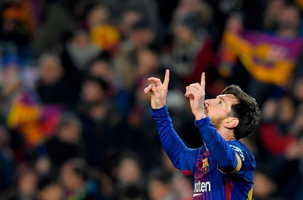 Lionel Messi 5 star performance Barcelona