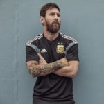 Lionel Messi Argentina World Cup away kit