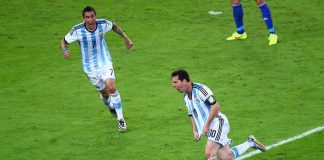 Angel Di Maria Lionel Messi Argentina