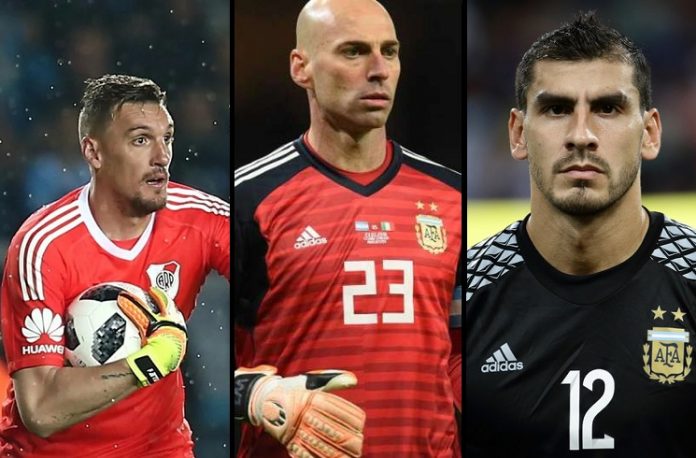 Franco Armani Willy Caballero Nahuel Guzman Argentina