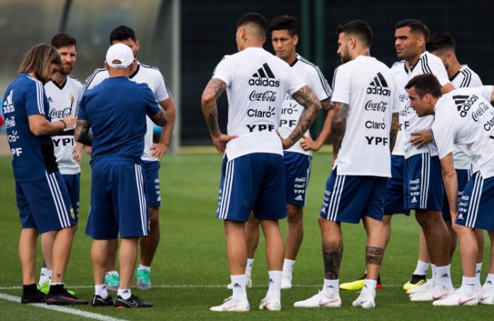 Argentina team training