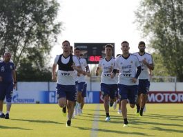 Argentina training