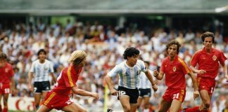 Diego Maradona Argentina Belgium 1986 FIFA World Cup