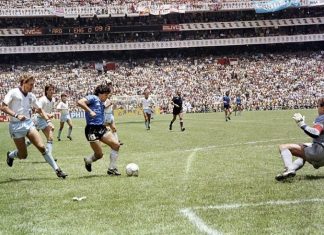 Diego Maradona Argentina England 1986 FIFA World Cup