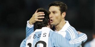 Javier Zanetti Lionel Messi Argentina
