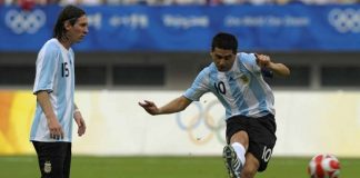 Juan Roman Riquelme Lionel Messi