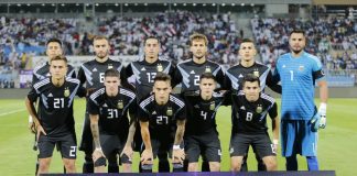 Argentina Iraq line-up