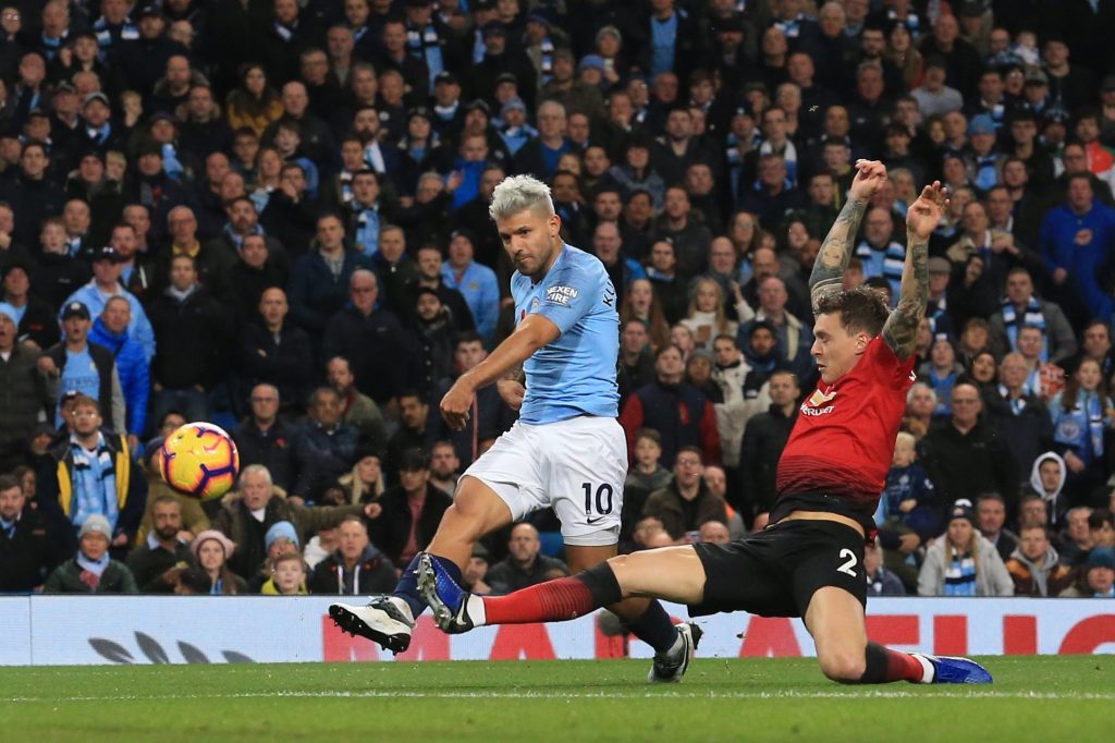 Sergio Aguero Scores For Manchester City In Derby Win Against United Mundo Albiceleste