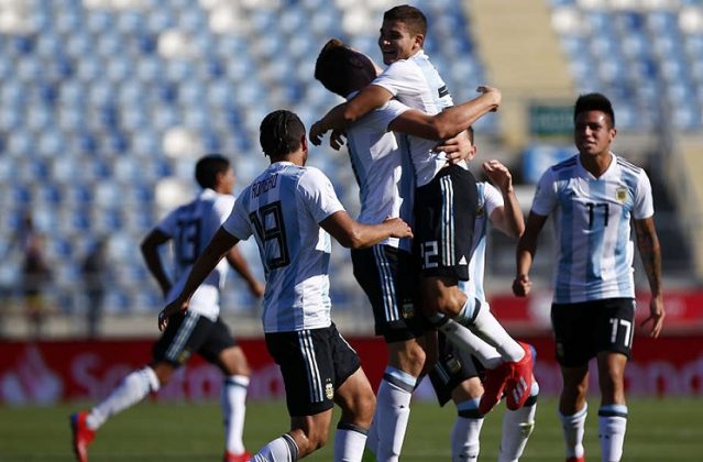 Julian ALVAREZ clever free kick goal gives Argentina win ...