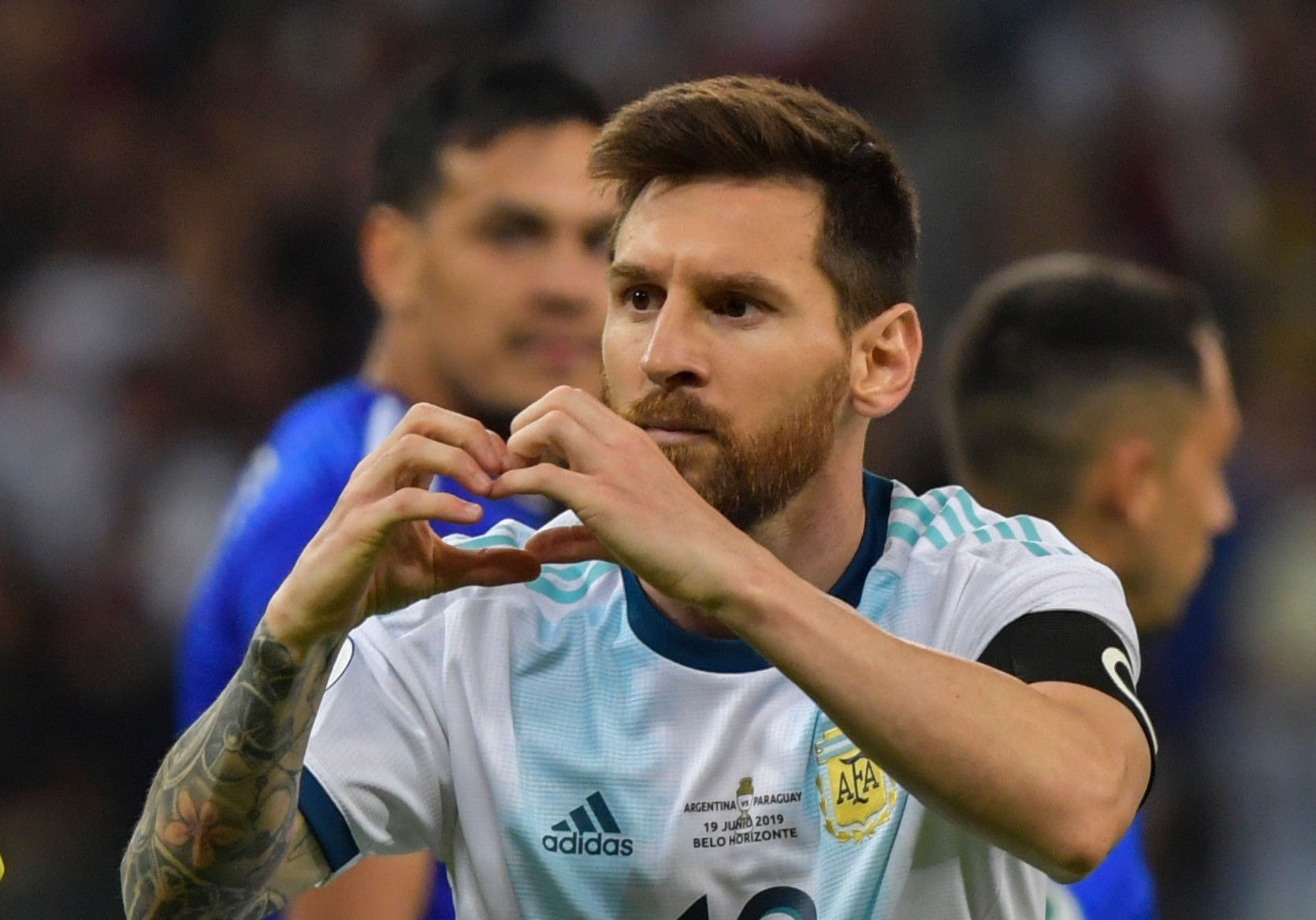 Argentina 2019 Home Jersey  Messi goals, Lionel messi, Messi