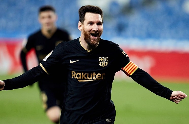 Lionel Messi Scores Twice For Fc Barcelona In 6 1 Win Vs Real Sociedad Breaks Record Mundo Albiceleste