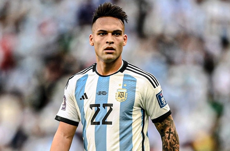 Lautaro Martínez #22 Argentina National Team 2022-23 Qatar World Cup -  Praise To Heaven