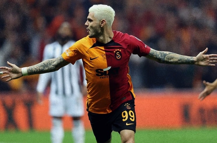 Mauro Icardi scores twice for Galatasaray in 2-1 win vs. Besiktas