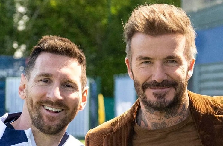David Beckham welcomes Lionel Messi to Inter Miami | Mundo Albiceleste