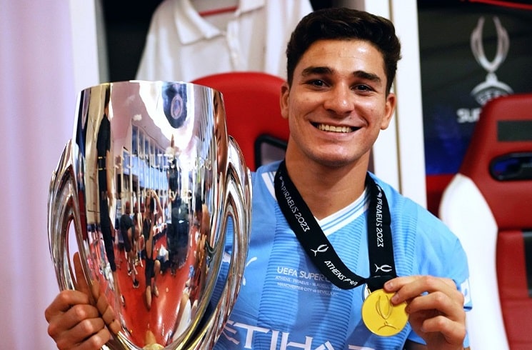 Julián Álvarez wins UEFA Super Cup with Manchester City | Mundo Albiceleste