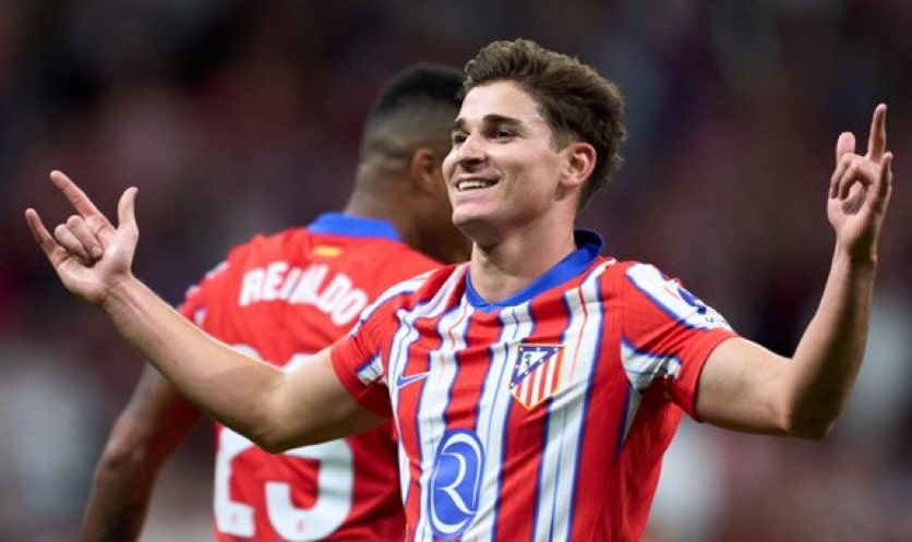 Julián Álvarez scores twice for Atletico Madrid in 2-1 win vs. Bayer Leverkusen