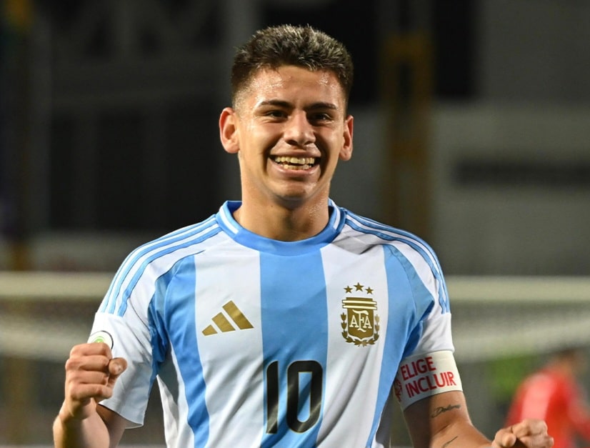 Argentina U20 starting XI vs. Colombia in South American Youth Championship