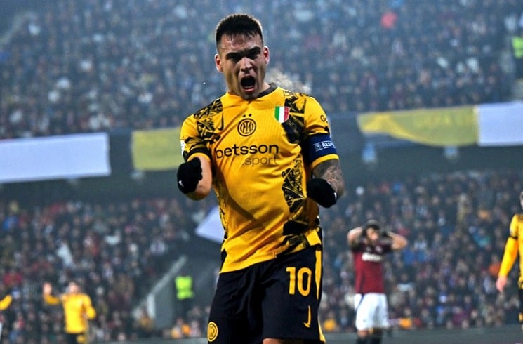 Lautaro Martínez scores for Inter in 1-0 win vs. Sparta Praha