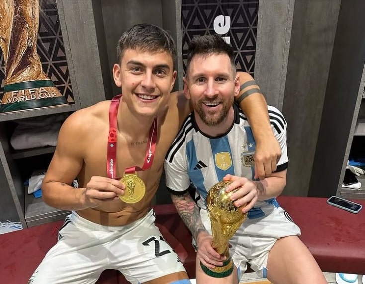 Paulo Dybala reveals what he told Lionel Messi after Argentina won the World Cup