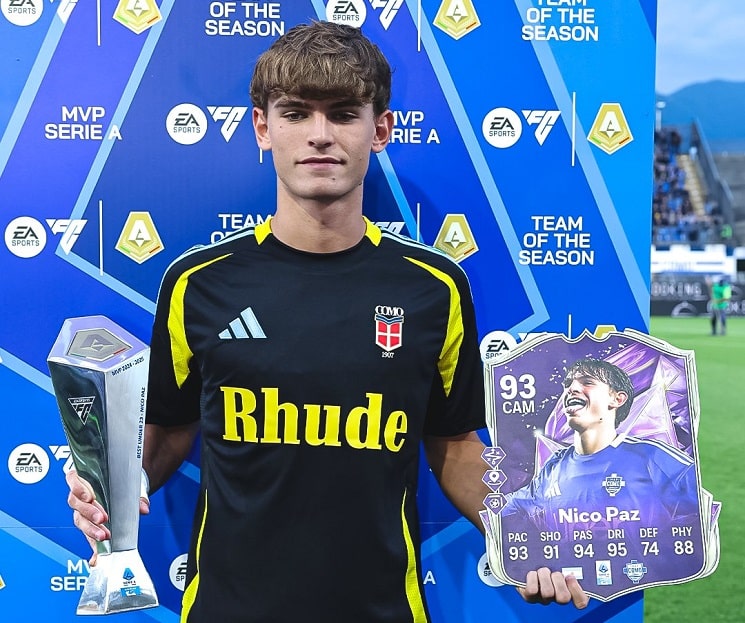 Nico Paz named Serie A’s Best U23 player of 2024-2025 season