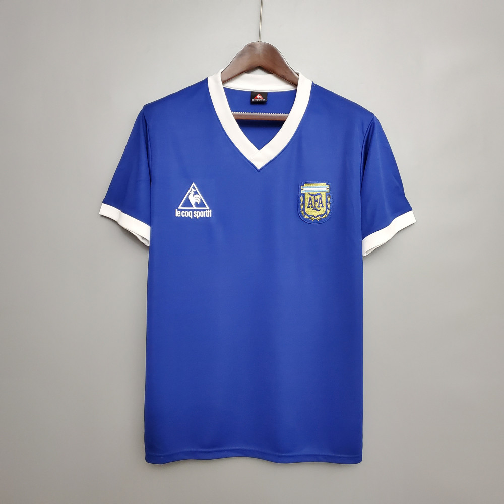 Win the 1986 Argentina Away Retro Jersey – July Giveaway!