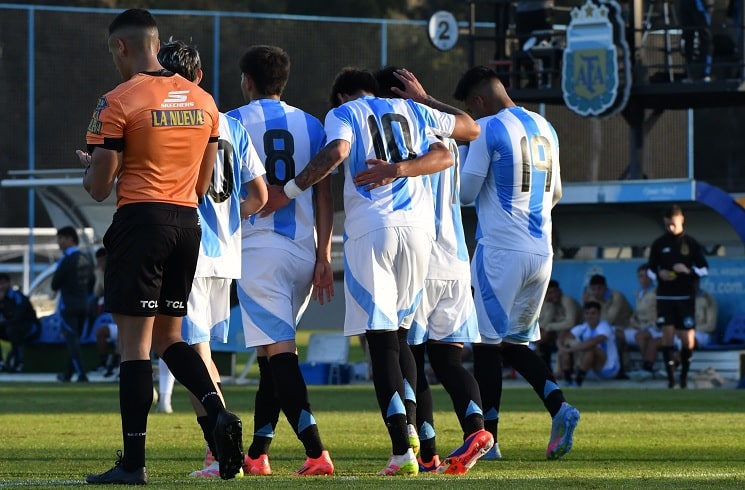 Argentina U20 national team win 2-1 against Australia