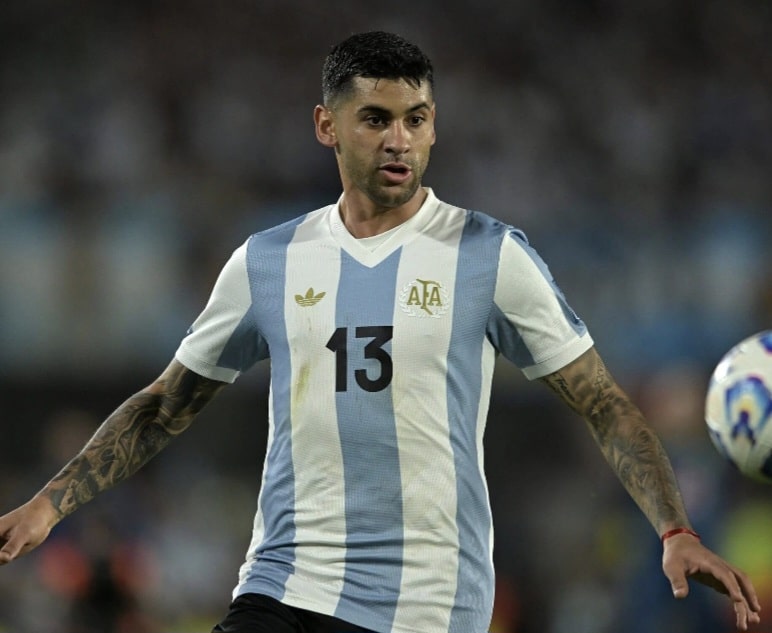 Cristian Romero to captain Argentina vs. Chile