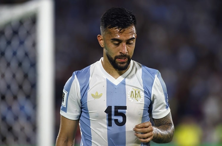 Nicolás González to miss Argentina match vs. Chile due to suspension