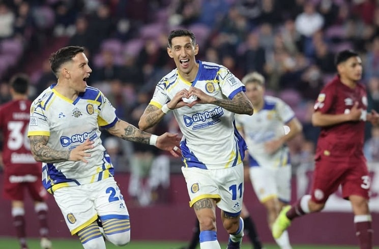 Ángel Di María makes it two goals in two games with Rosario Central