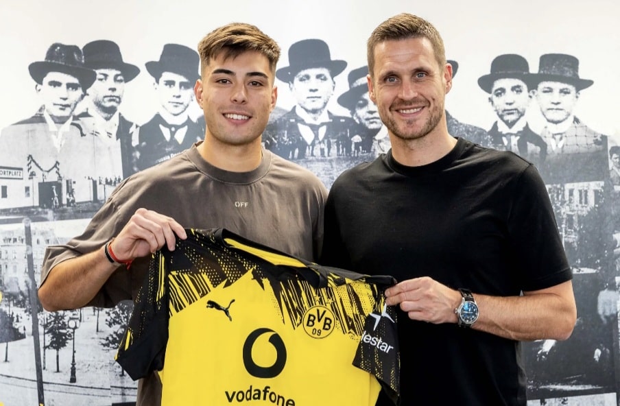 Aarón Anselmino joins Borussia Dortmund on loan