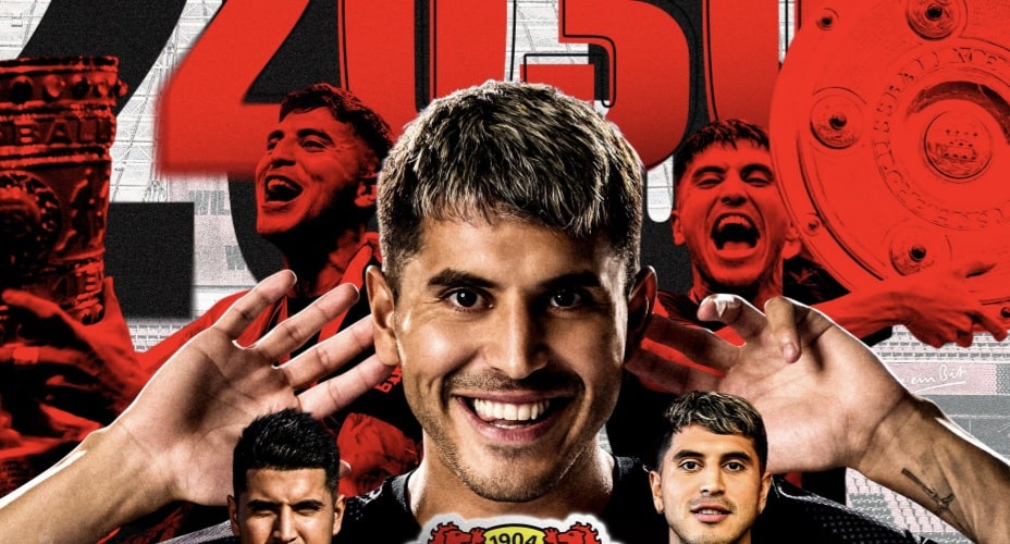 Exequiel Palacios renews contract with Bayer Leverkusen