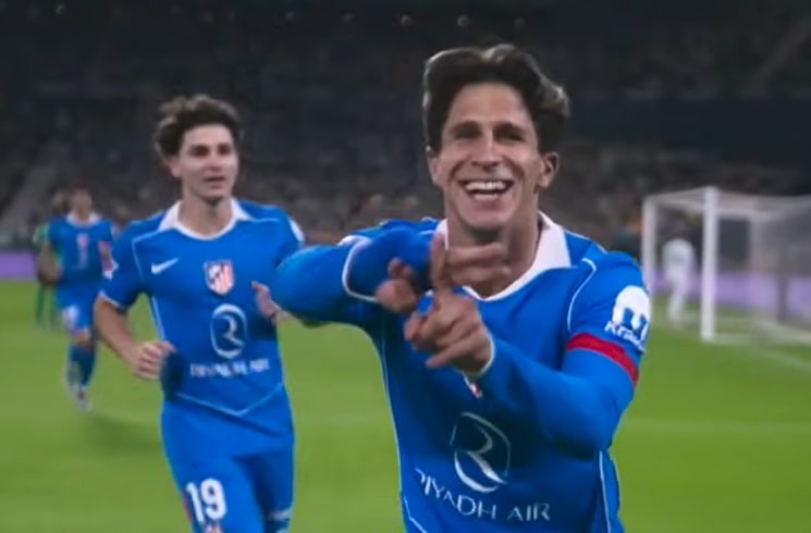 Giuliano Simeone scores for Atletico Madrid in 2-0 win vs. Real Betis