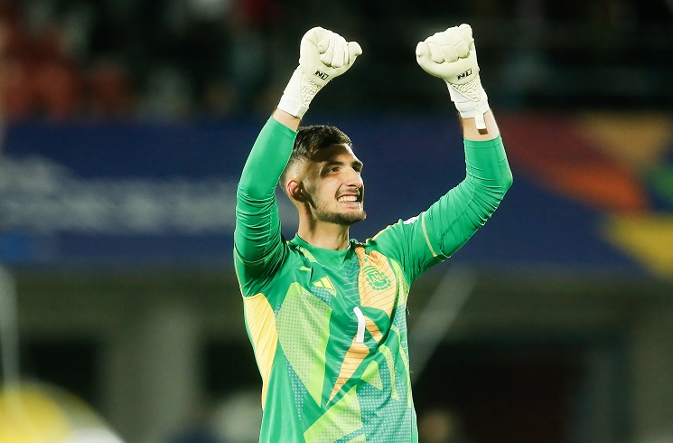Argentina U20 national team goalkeeper Santino Barbi speaks on win vs. Colombia