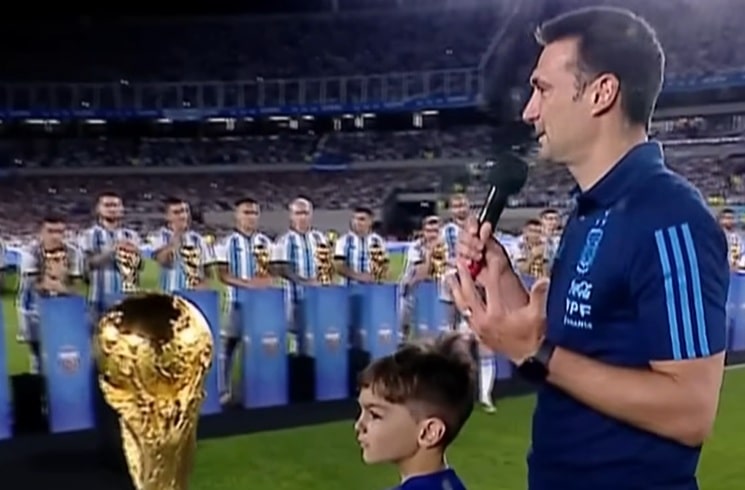 AFA President Claudio Tapia on Argentina national team coach: “I want Scaloni to stay until 2030”