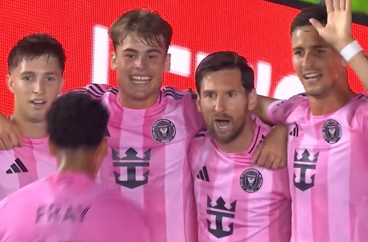 Lionel Messi and Tadeo Allende score twice for Inter Miami in 4-0 win vs. Nashville