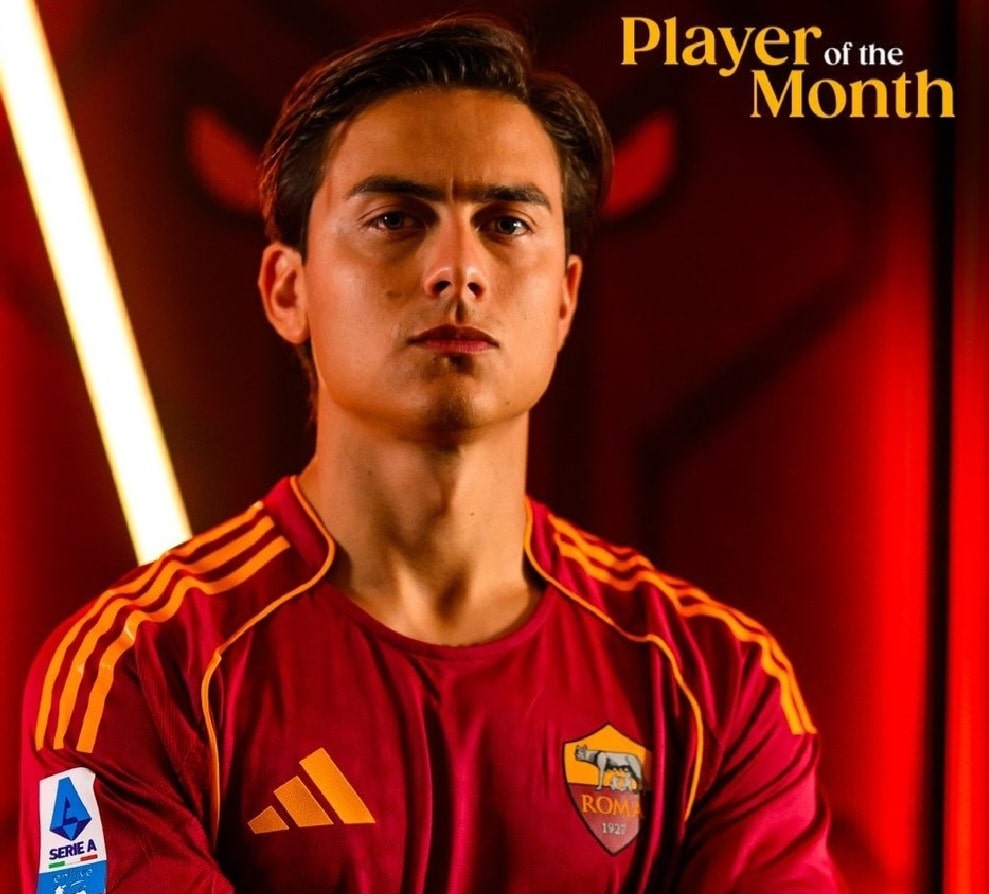 Paulo Dybala named AS Roma’s Player of the Month