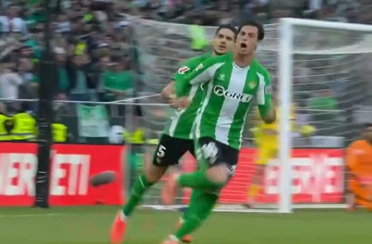 Valentín Gómez scores for Real Betis in 1-1 draw vs. Girona