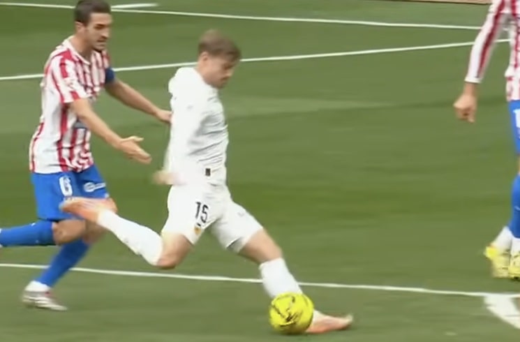 Lucas Beltrán scores for Valencia in 2-1 loss vs. Atletico Madrid