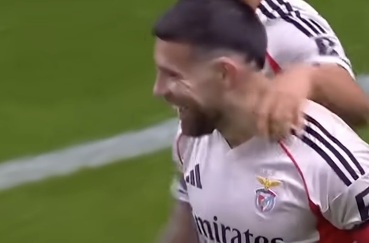 Nicolás Otamendi scores for Benfica in 2-2 draw vs. Sporting Braga