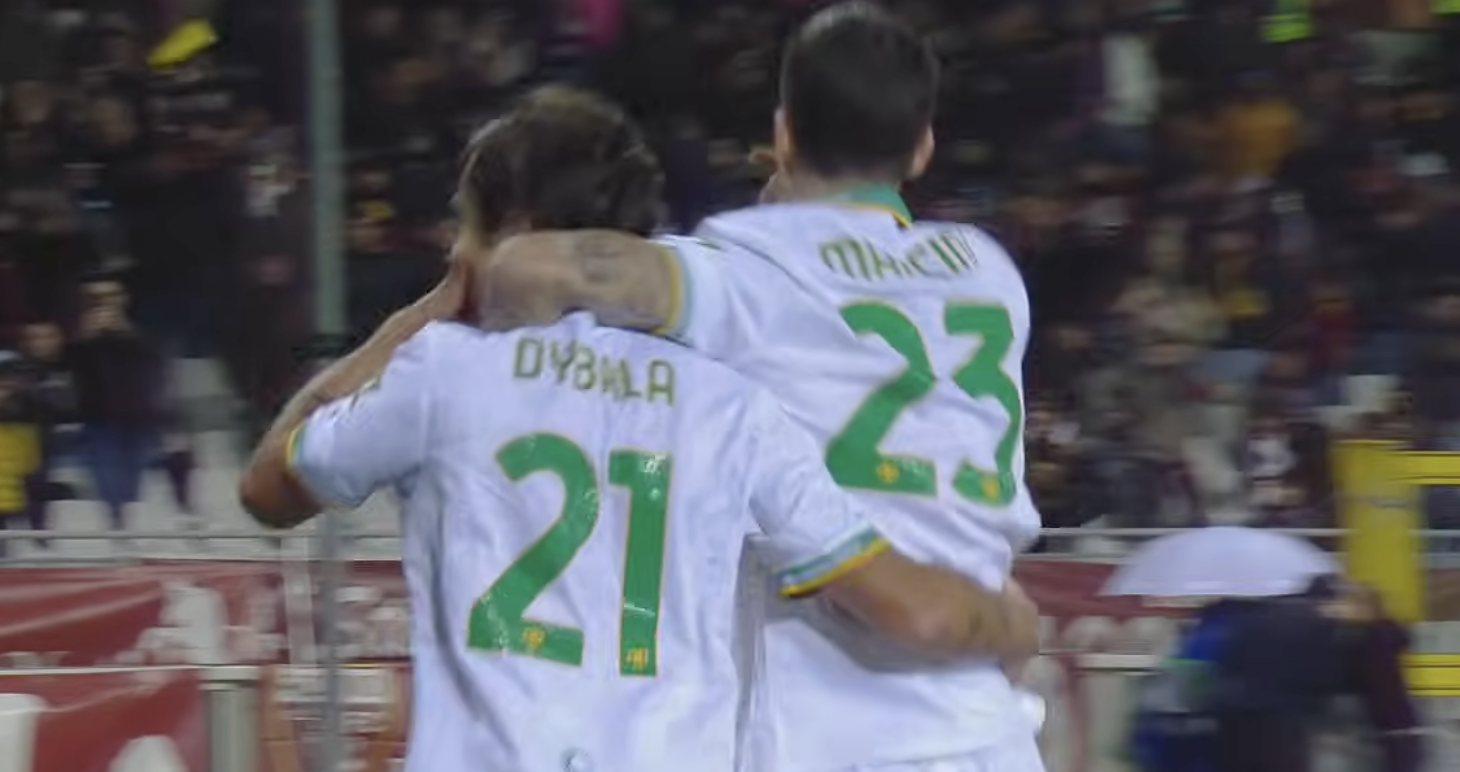 Paulo Dybala scores and assists for AS Roma in 2-0 win vs. Torino