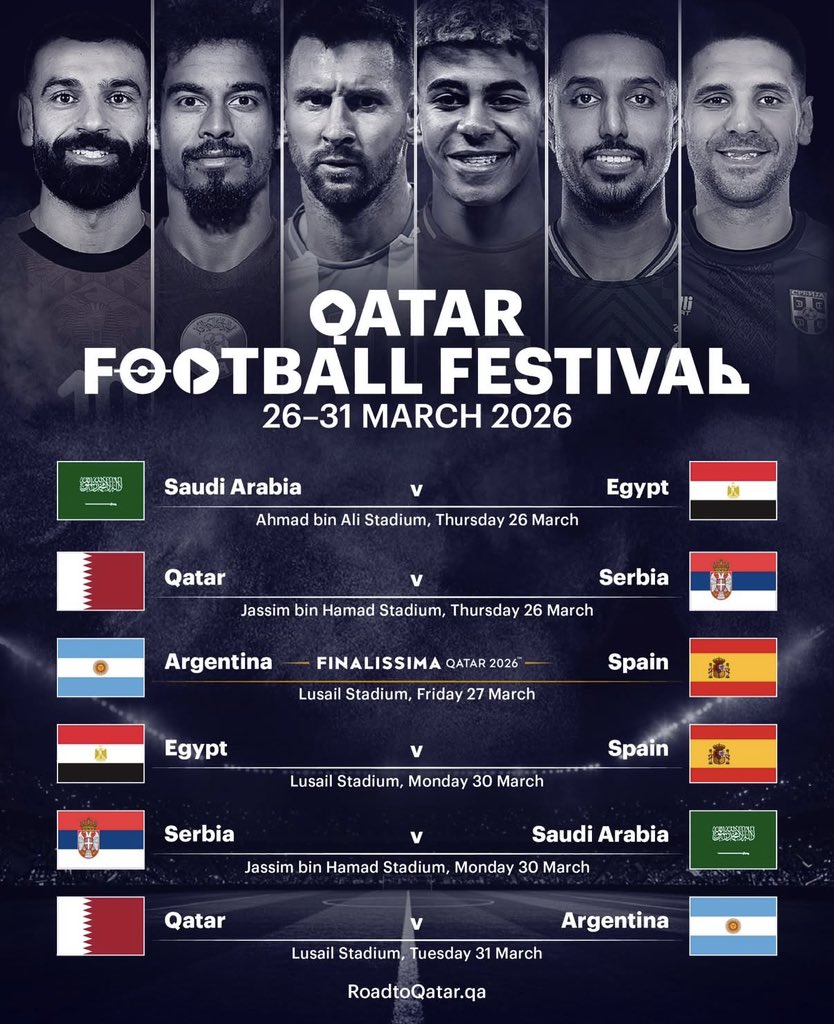 Argentina to play Qatar in March after Finalissima vs. Spain