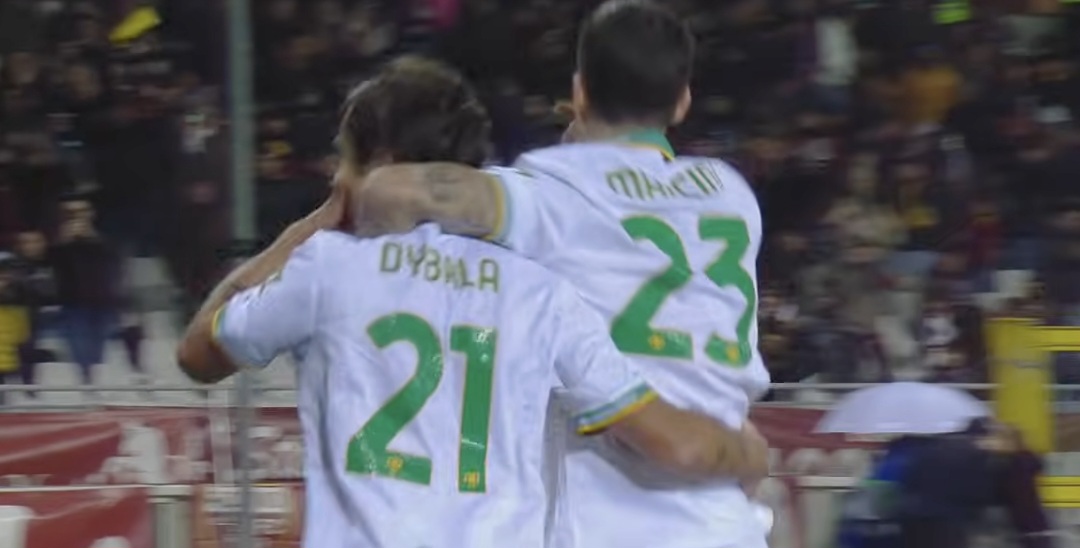 Paulo Dybala scores and assists for AS Roma in 2-0 win vs. Torino