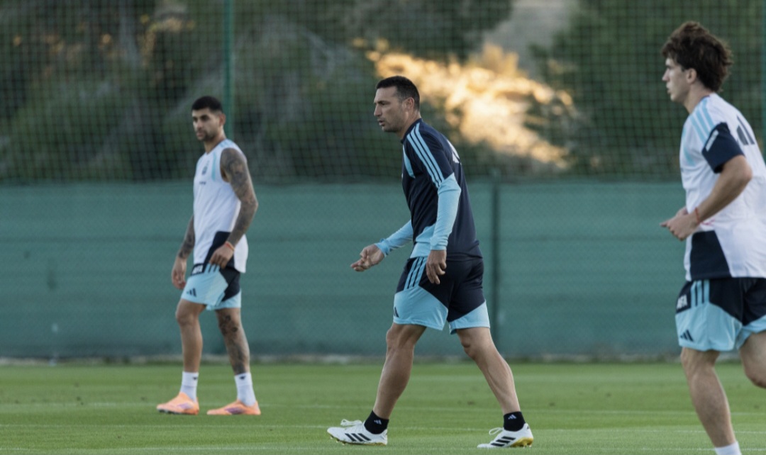 Argentina national team players arrive, will train on Tuesday