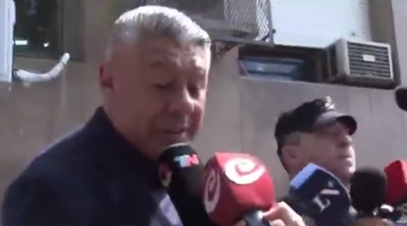 Claudio Tapia says he wants the Finalissima played at the Monumental